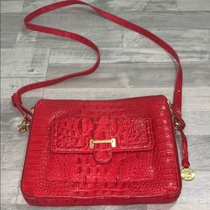 Brahmin Lava Leather Clutch